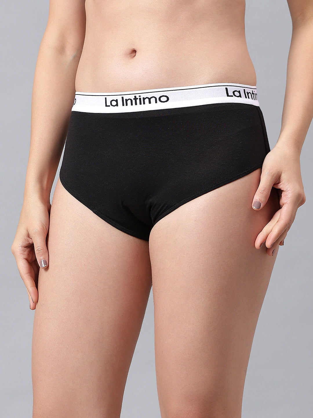 Luxury women’s hipster panty in single pack from La Intimo, designed for comfort, style, and a smooth fit.