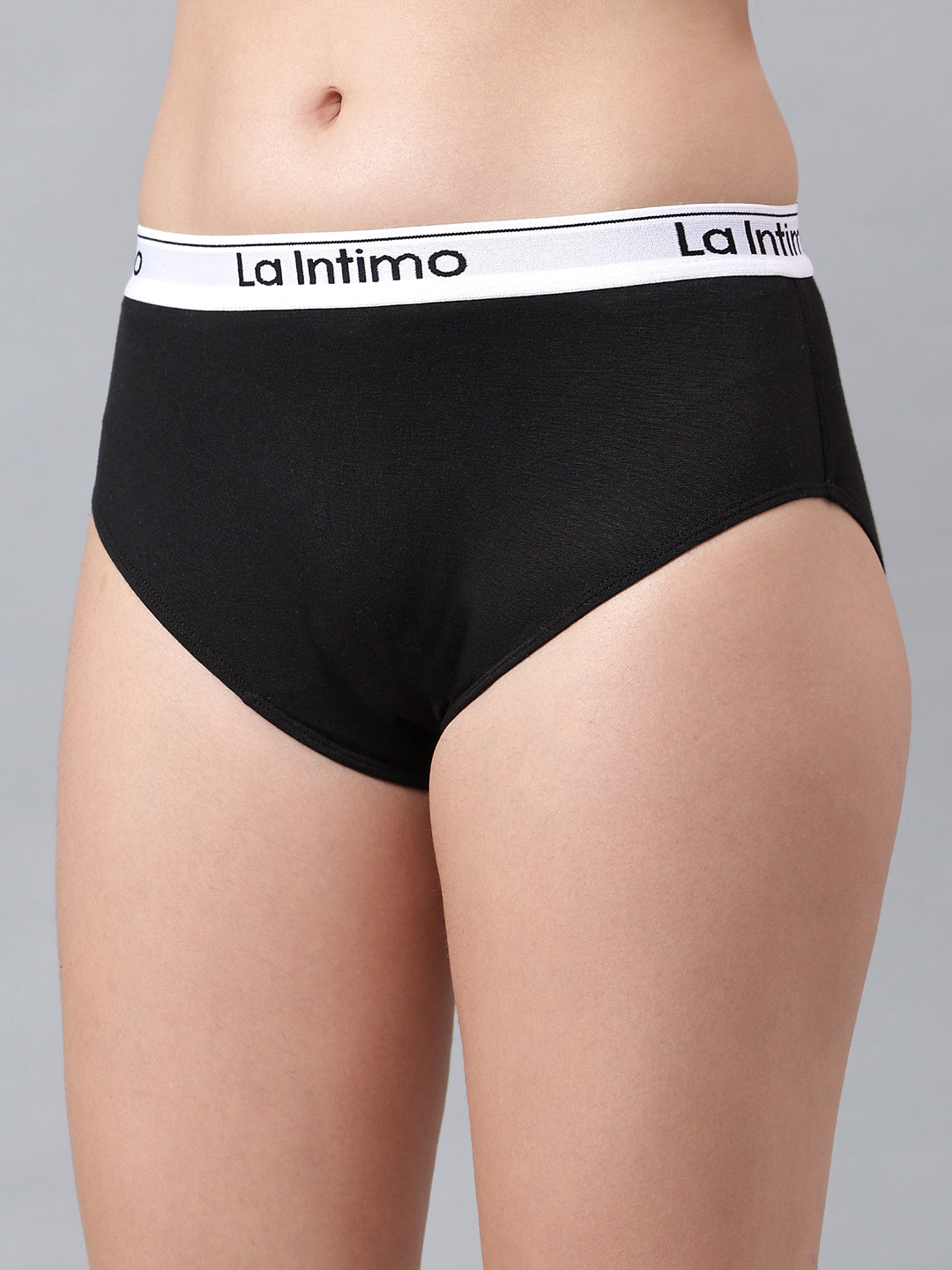 Luxury women’s hipster panty in single pack from La Intimo, designed for comfort, style, and a smooth fit.