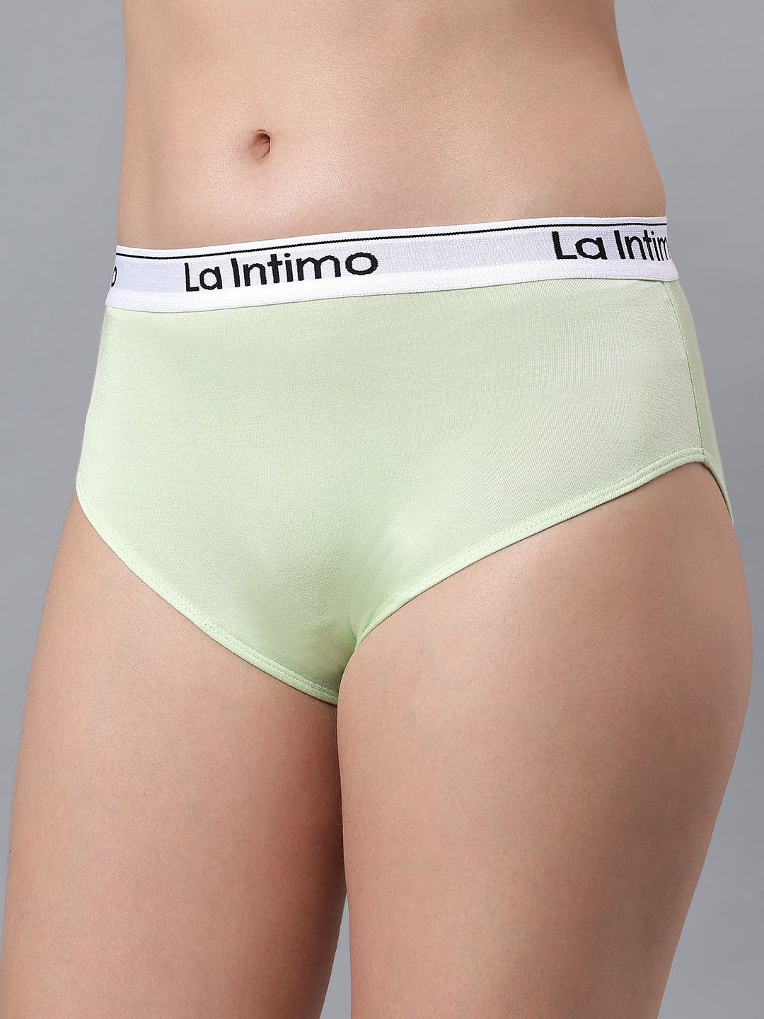 Luxury women’s hipster panty in single pack from La Intimo, designed for comfort, style, and a smooth fit.