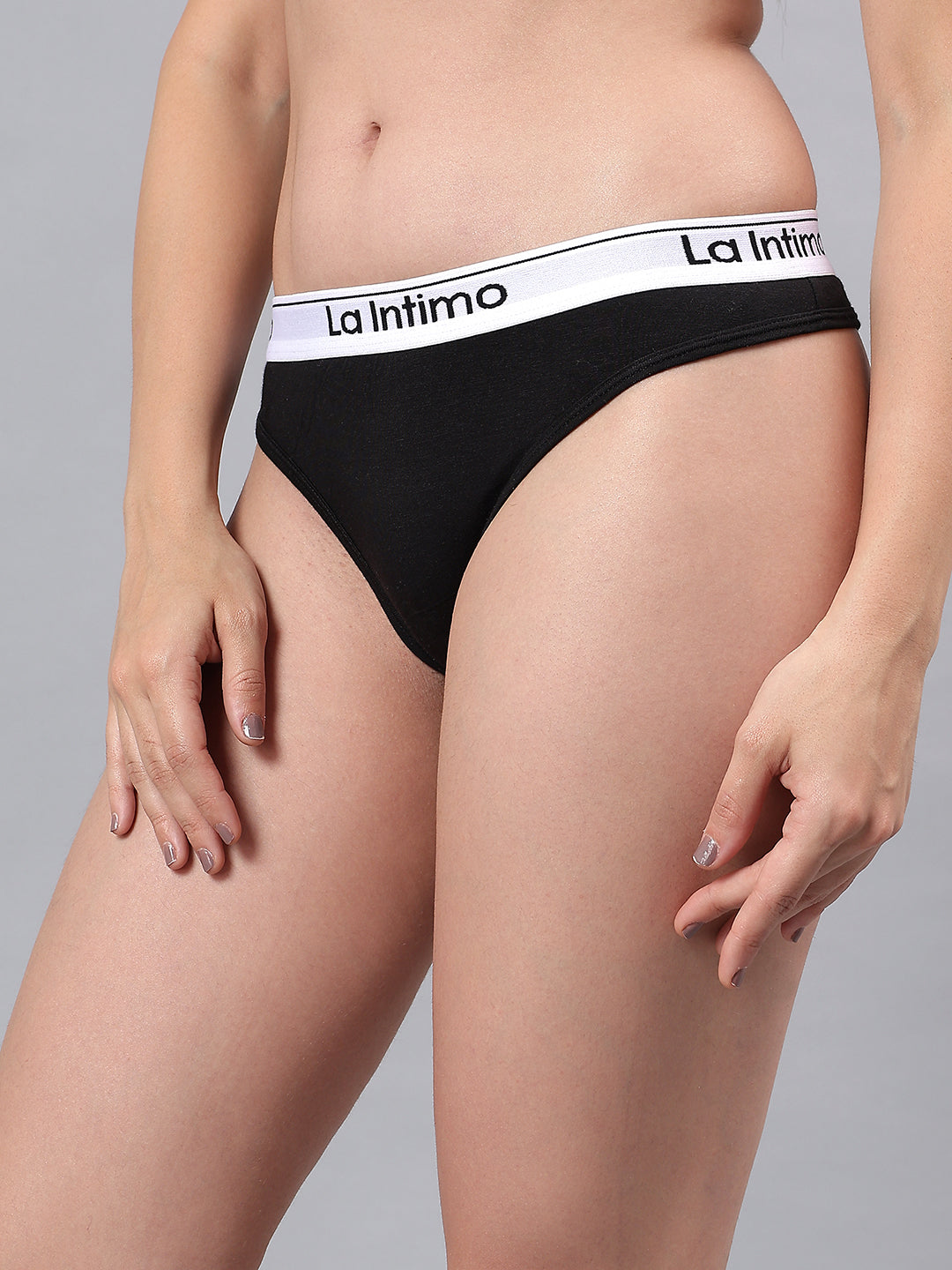 La Intimo women's luxury thong panty, elegant and comfortable innerwear in a single pack.