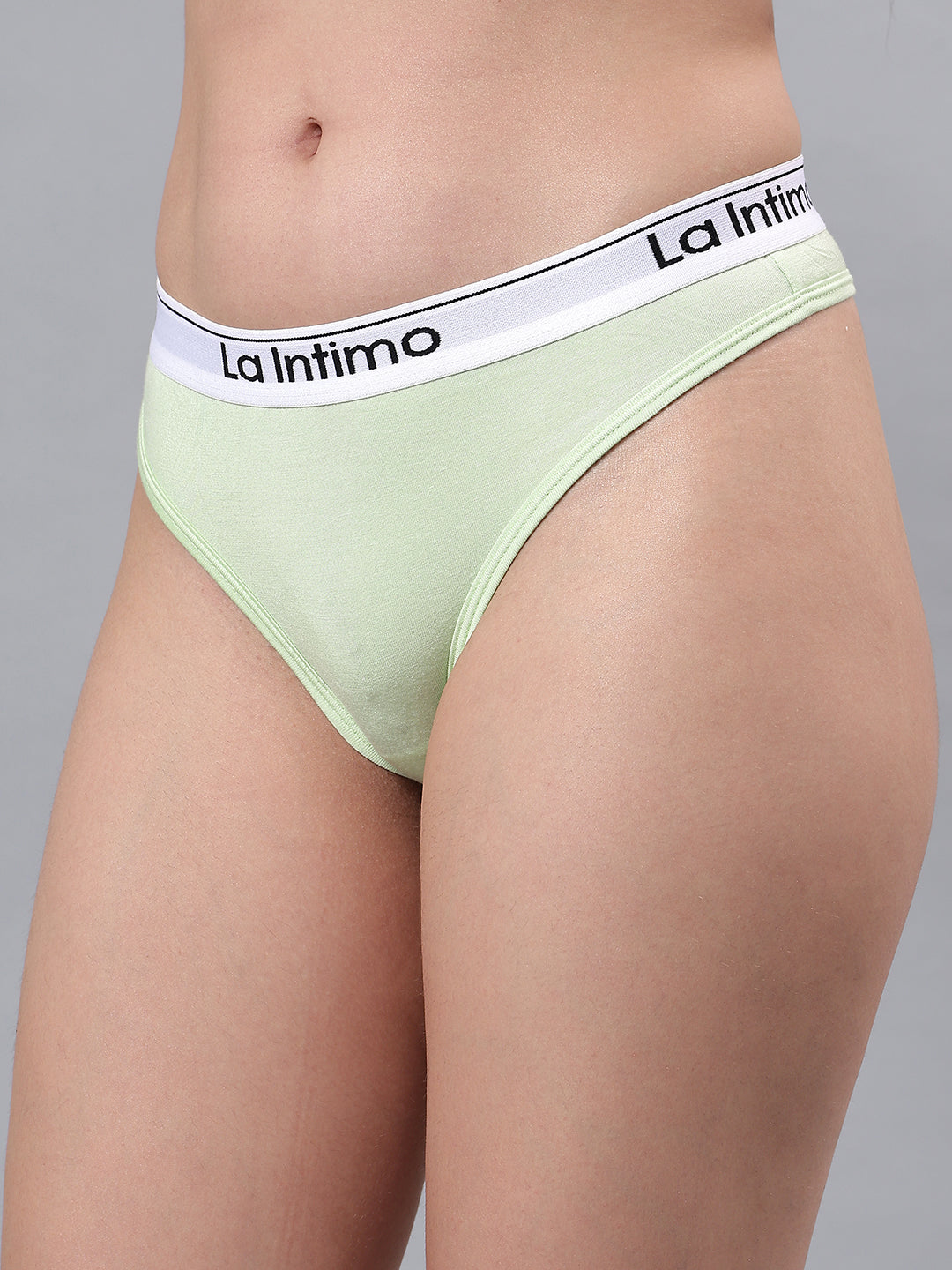 La Intimo women's luxury thong panty, elegant and comfortable innerwear in a single pack.