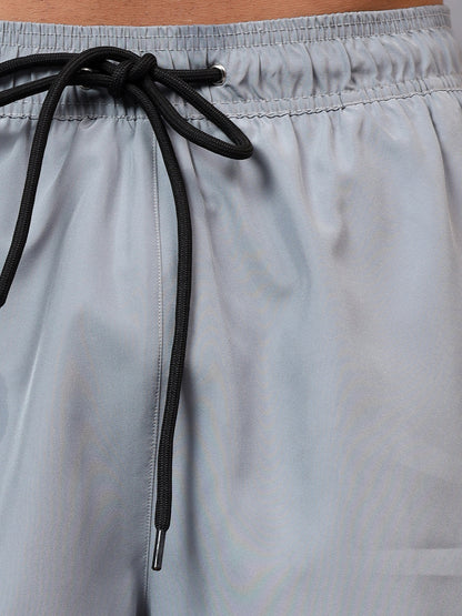 Luxury men’s swimwear – Oceanic solid Bermuda shorts from La Intimo, perfect for beach, pool, and leisure.