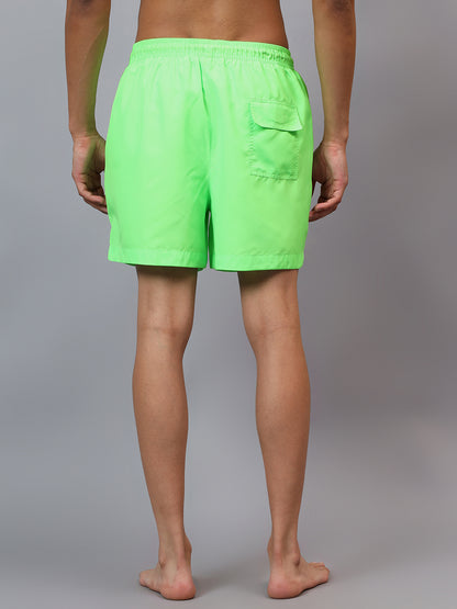Luxury men’s swimwear – Oceanic solid Bermuda shorts from La Intimo, perfect for beach, pool, and leisure.