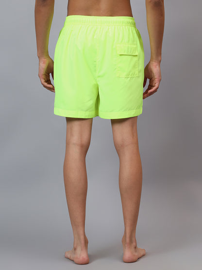 Luxury men’s swimwear – Oceanic solid Bermuda shorts from La Intimo, perfect for beach, pool, and leisure.