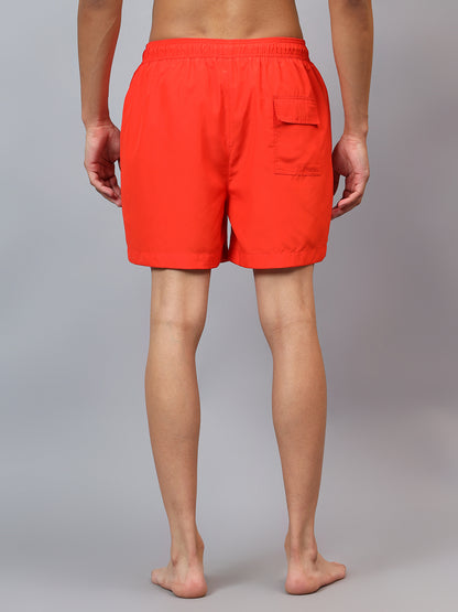 Luxury men’s swimwear – Oceanic solid Bermuda shorts from La Intimo, perfect for beach, pool, and leisure.