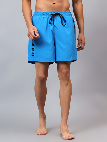 Luxury men’s swimwear – Oceanic solid Bermuda shorts from La Intimo, perfect for beach, pool, and leisure.