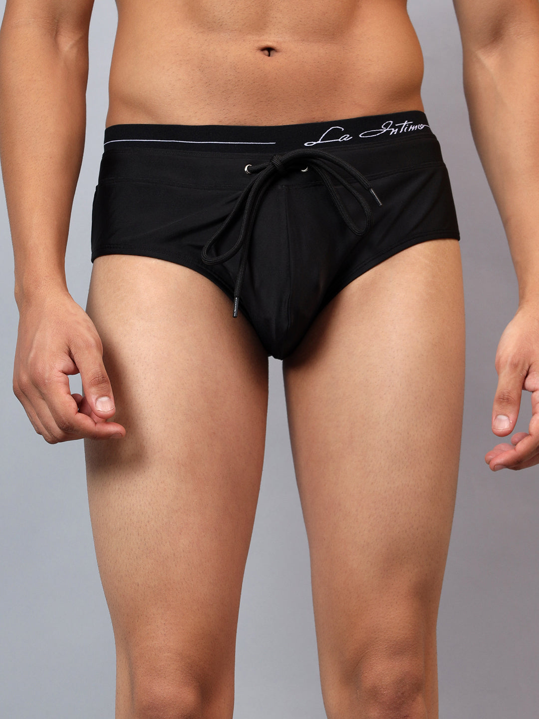 La Intimo men's luxury swim briefs from the Oceanic Solids collection in blue – Pack of 1