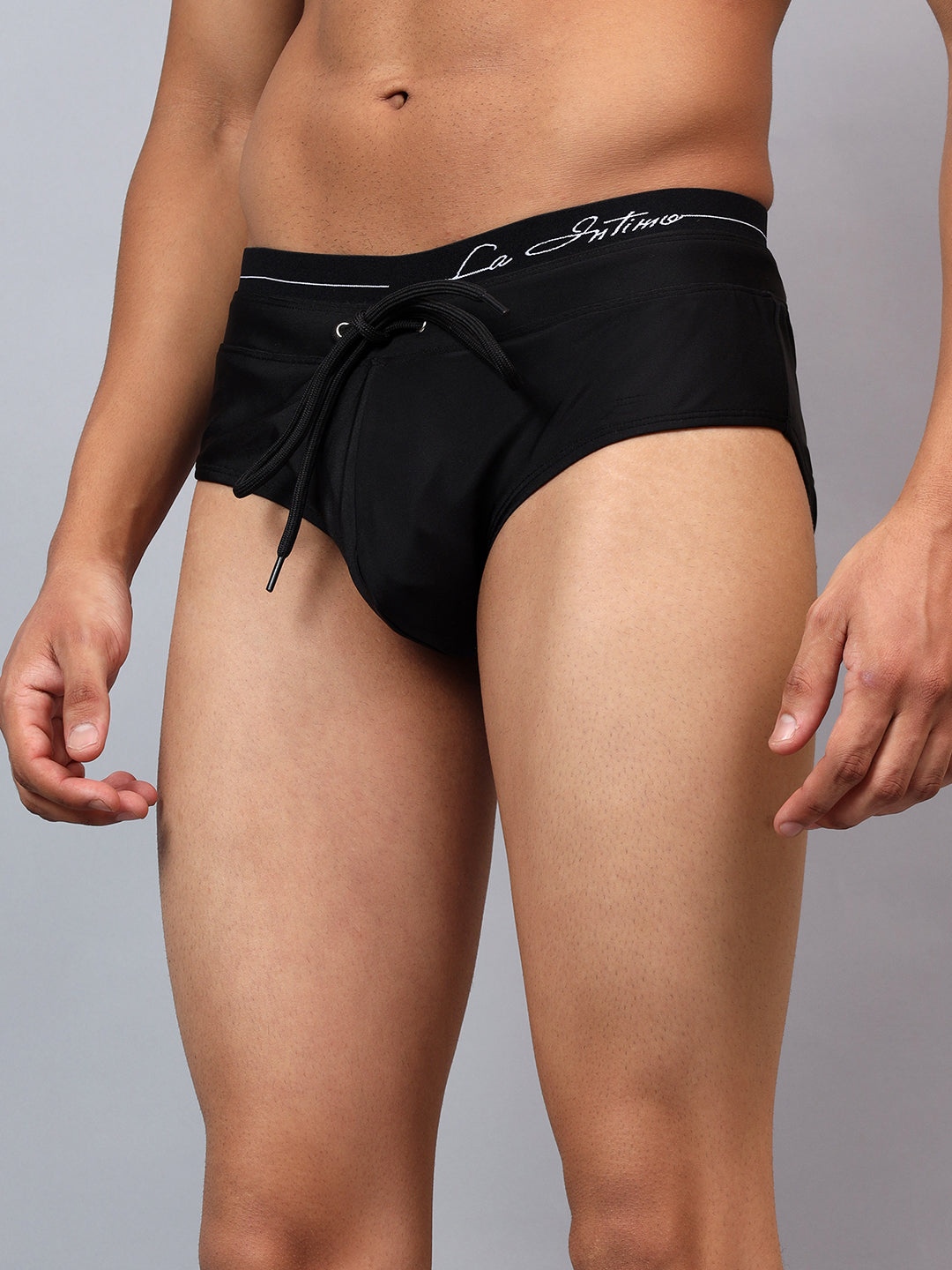 La Intimo men's luxury swim briefs from the Oceanic Solids collection in blue – Pack of 1