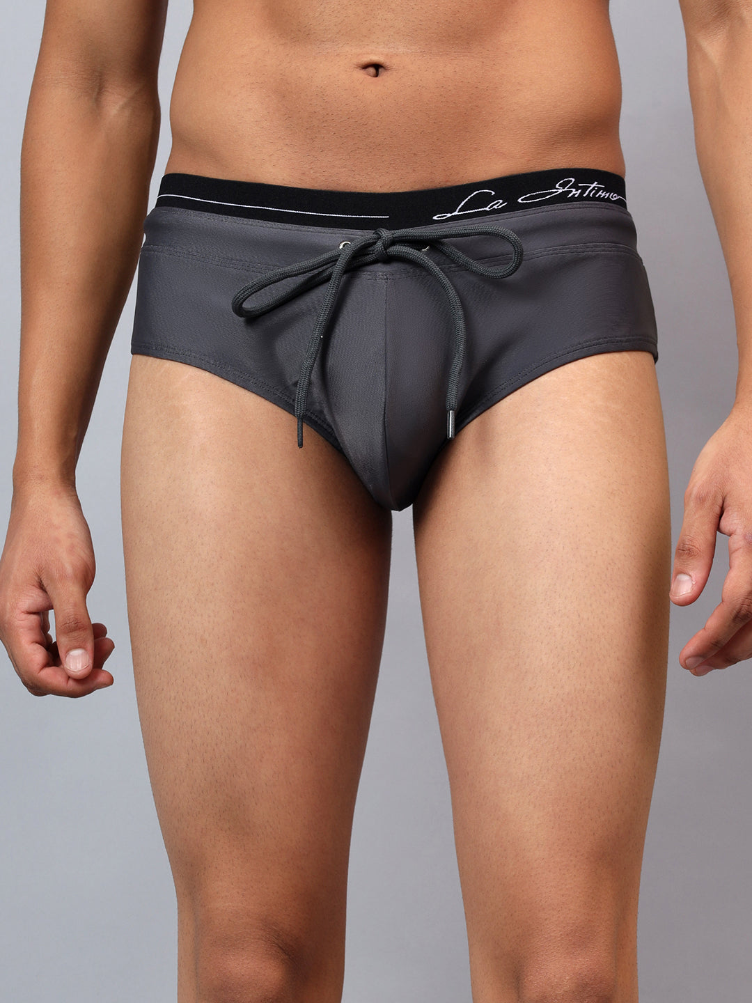 La Intimo men's luxury swim briefs from the Oceanic Solids collection in blue – Pack of 1