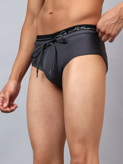 La Intimo men's luxury swim briefs from the Oceanic Solids collection in blue – Pack of 1