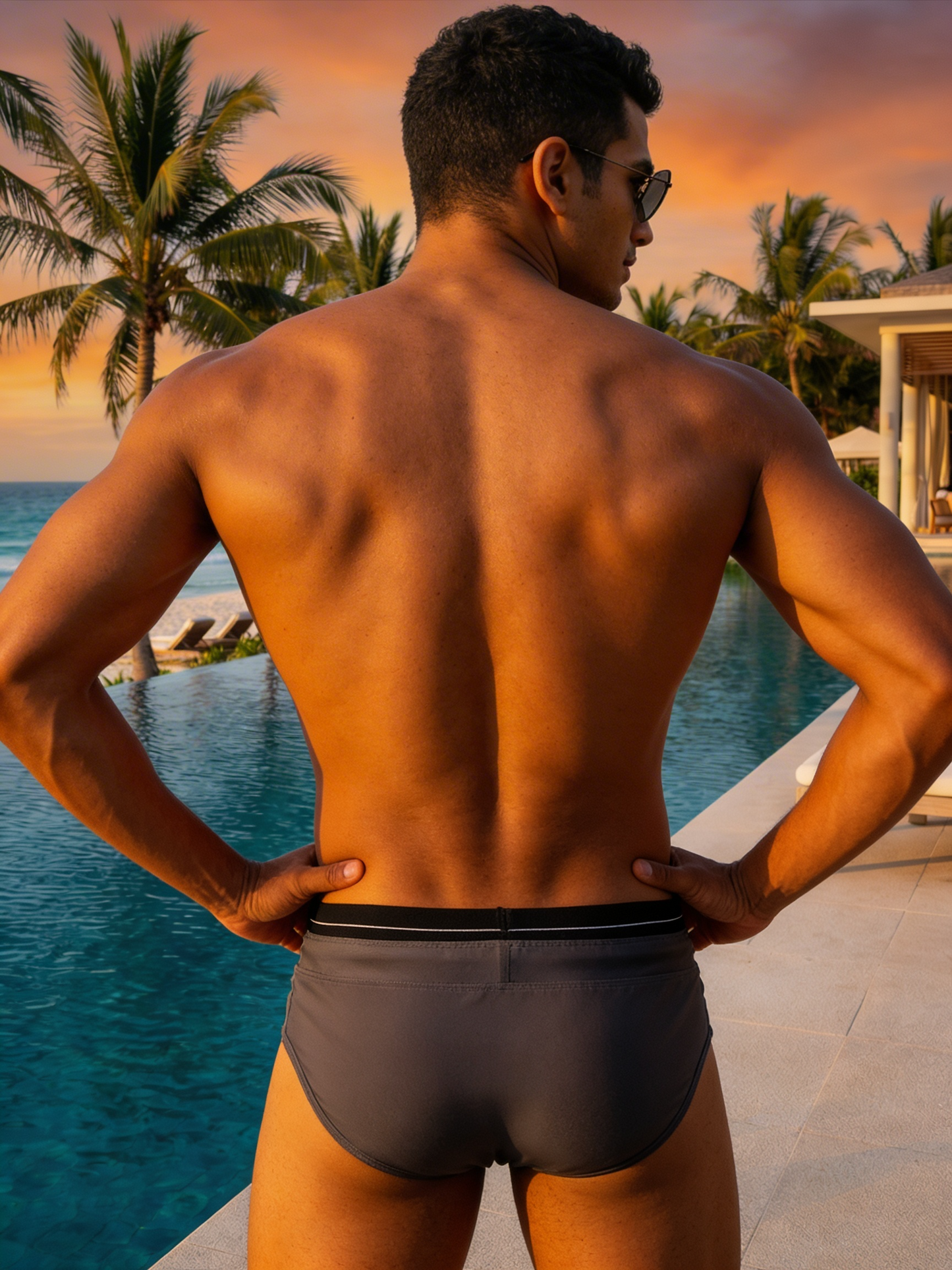 Double Waistband Swim Brief