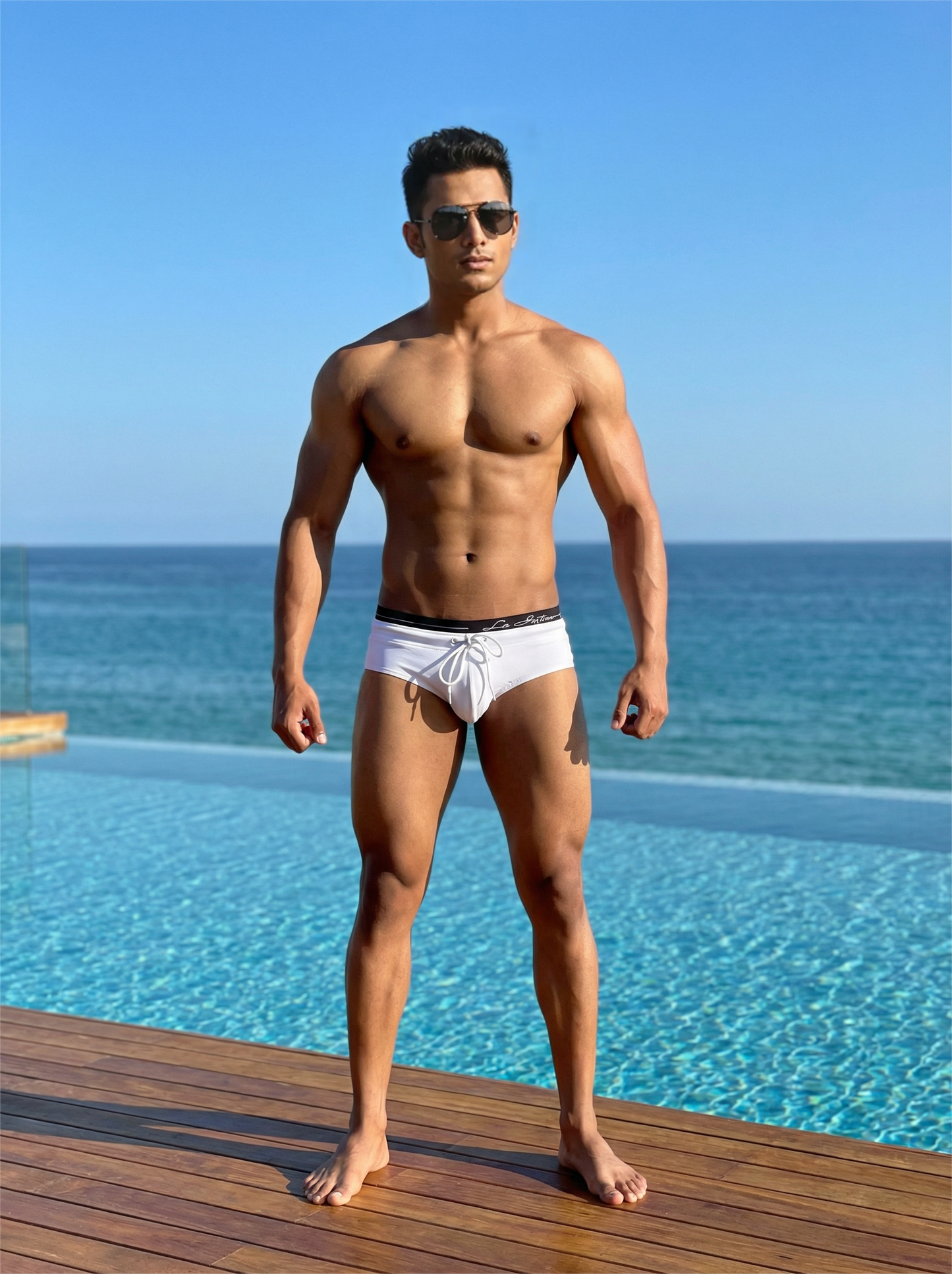 Double Waistband Swim Brief