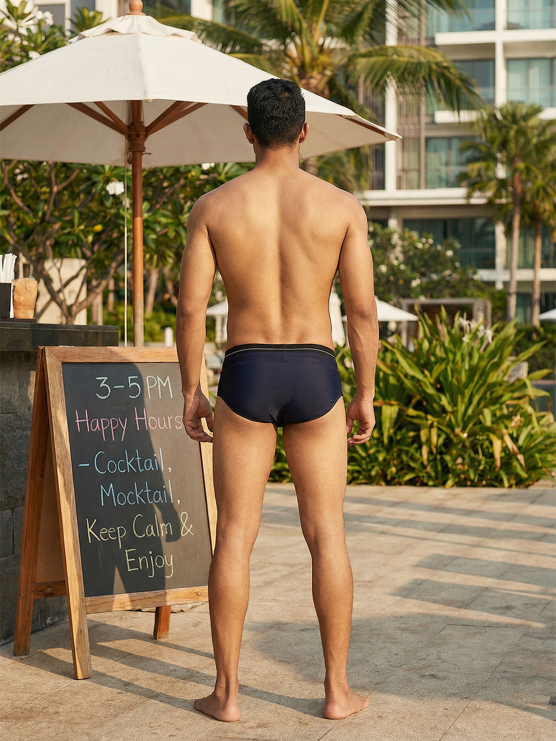 Double Waistband Swim Brief
