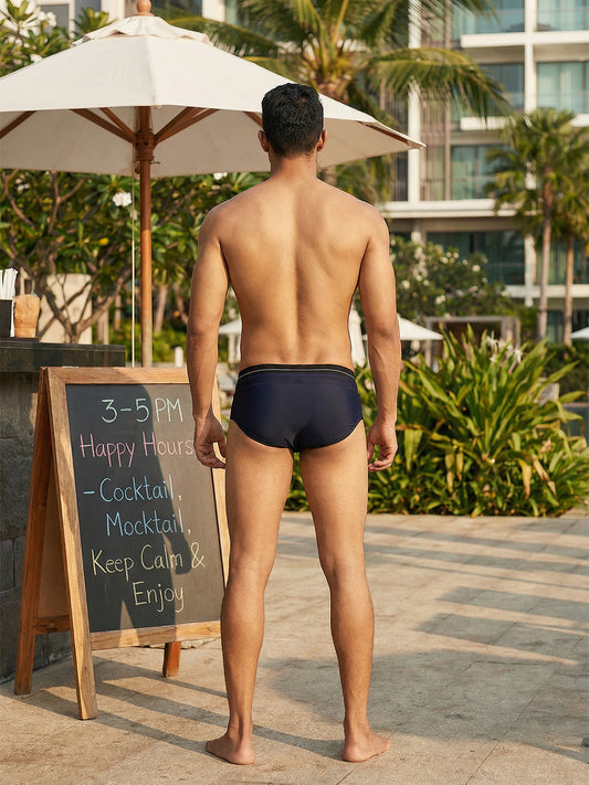 Double Waistband Swim Brief