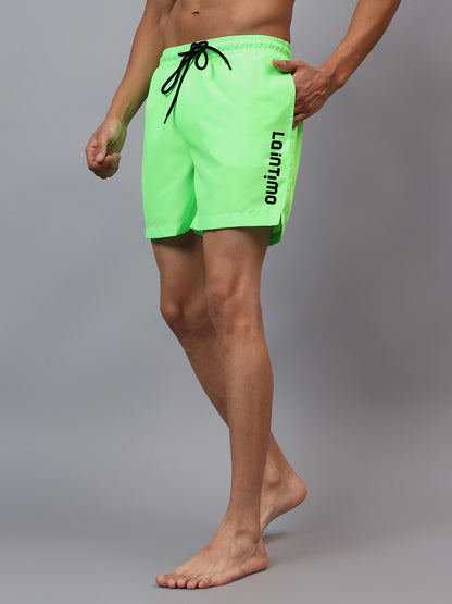 Luxury men’s swimwear – Oceanic solid boxer shorts from La Intimo, available in SinglePack for ultimate comfort and style.