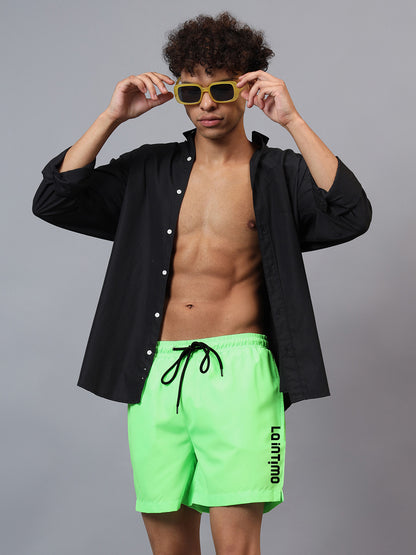 Luxury men’s swimwear – Oceanic solid boxer shorts from La Intimo, available in SinglePack for ultimate comfort and style.