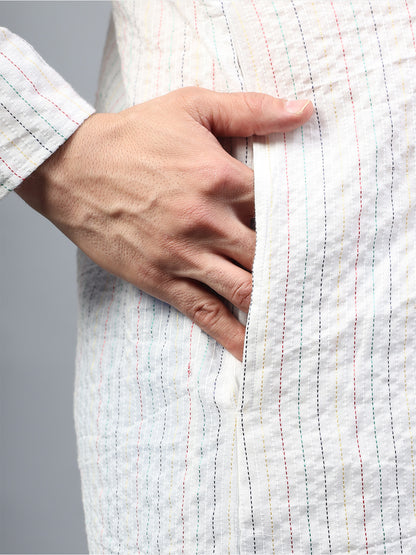 La Intimo men’s long shrug from Oceanic Solids collection – Lightweight beach cover-up, Pack of 1