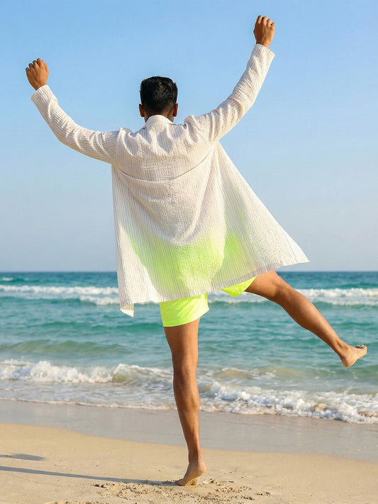 Trendy Swim CoverUp - Knee Length