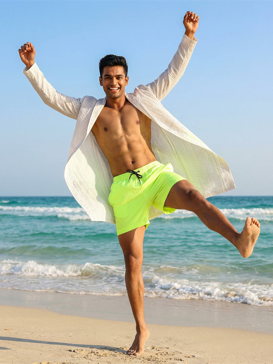 Trendy Swim CoverUp - Knee Length