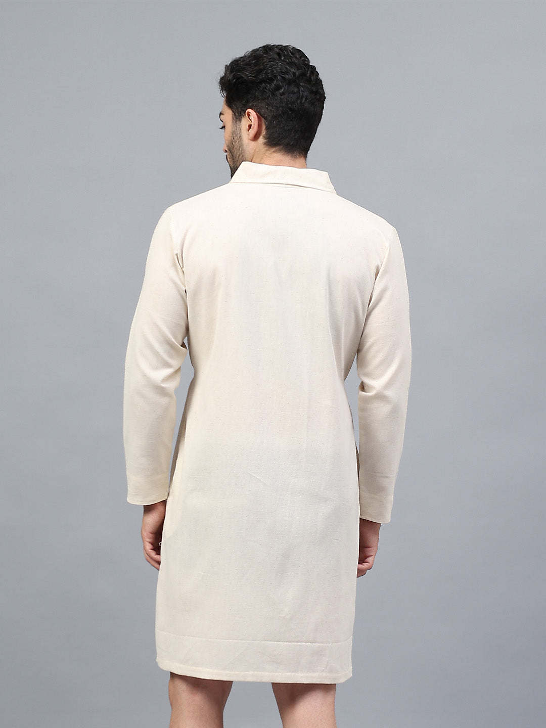 La Intimo men's luxury long swimwear shrug in Oceanic Solids collection – elegant and comfortable beachwear