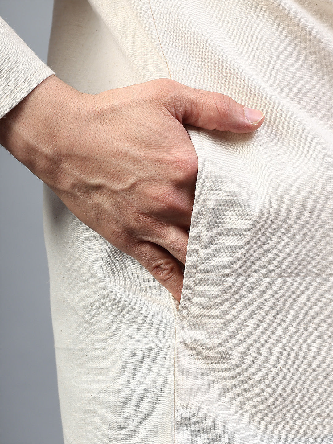 La Intimo men's luxury long swimwear shrug in Oceanic Solids collection – elegant and comfortable beachwear