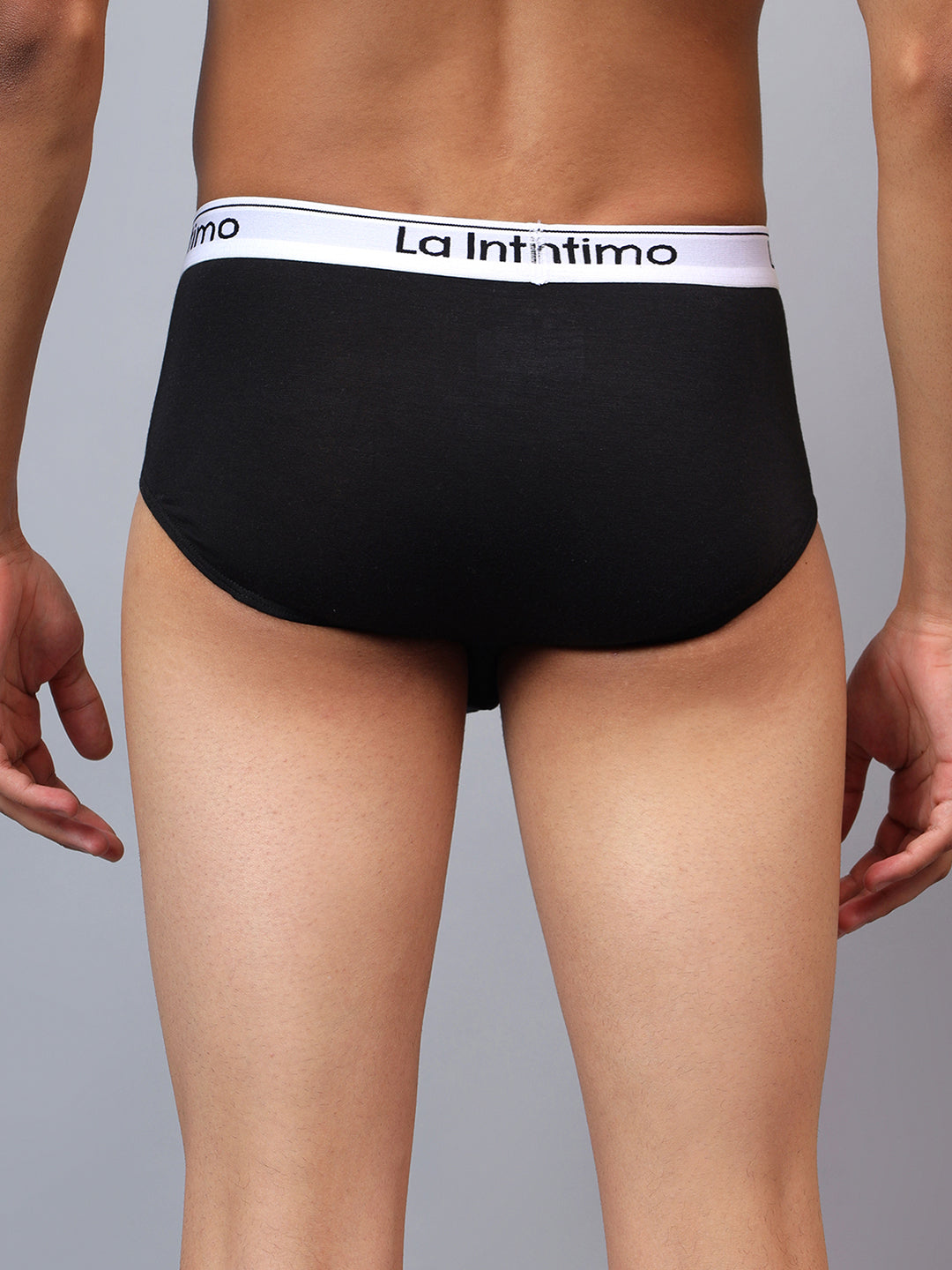 Luxury men's briefs by La Intimo in a single pack, offering premium comfort and style.