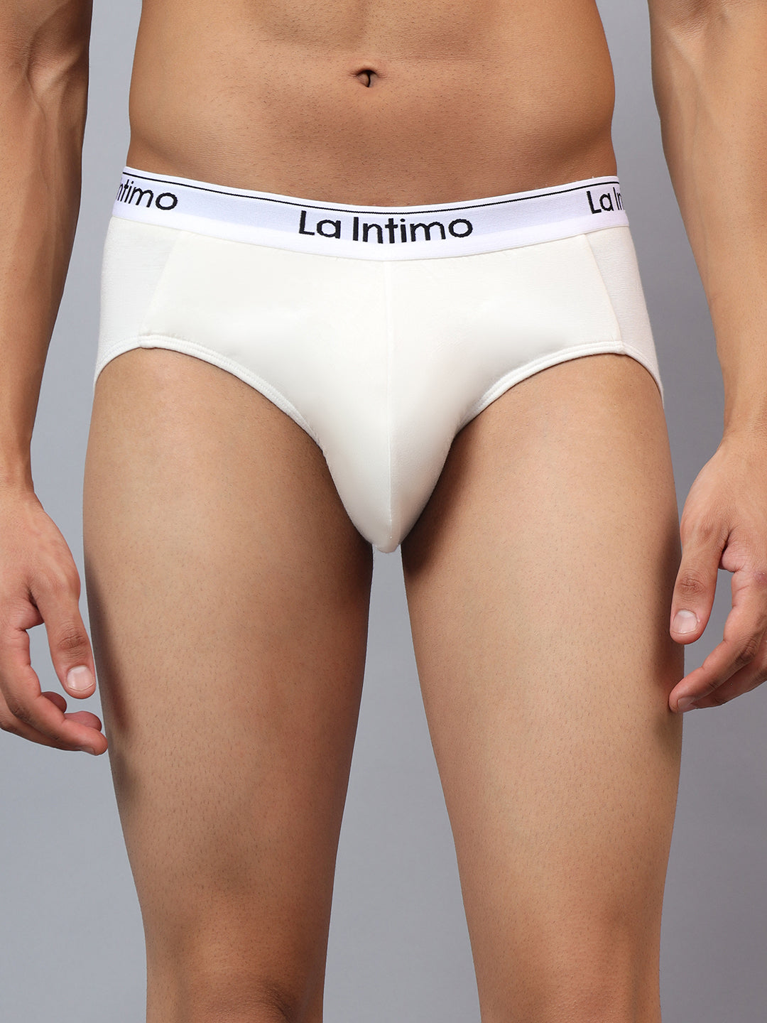 Luxury men's briefs by La Intimo in a single pack, offering premium comfort and style.