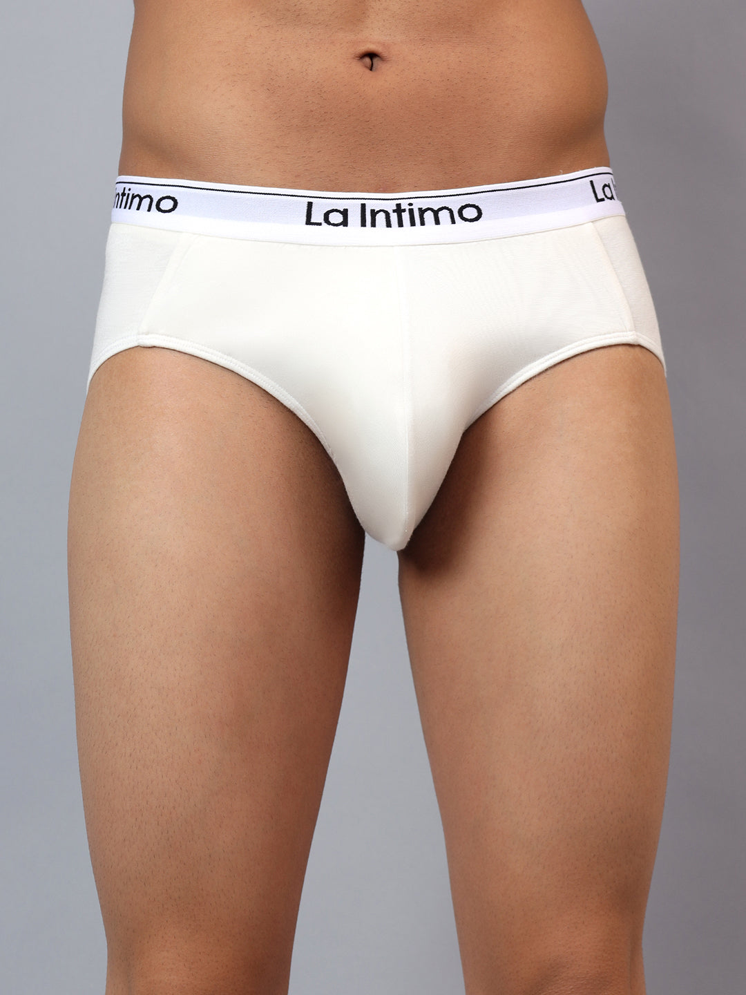 Luxury men's briefs by La Intimo in a single pack, offering premium comfort and style.