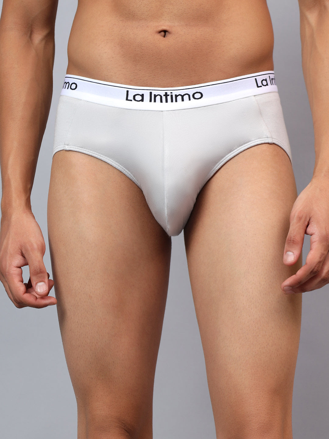 Luxury men's briefs by La Intimo in a single pack, offering premium comfort and style.