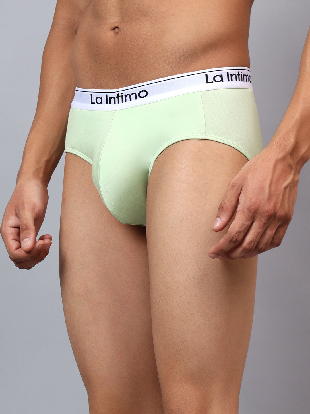 Luxury men's briefs by La Intimo in a single pack, offering premium comfort and style.