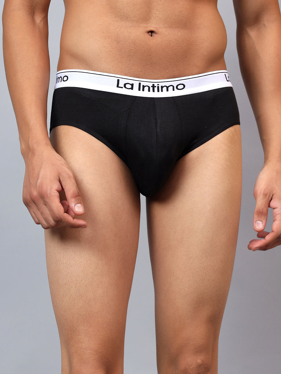 Luxury men's briefs by La Intimo in single pack, designed for comfort and style.