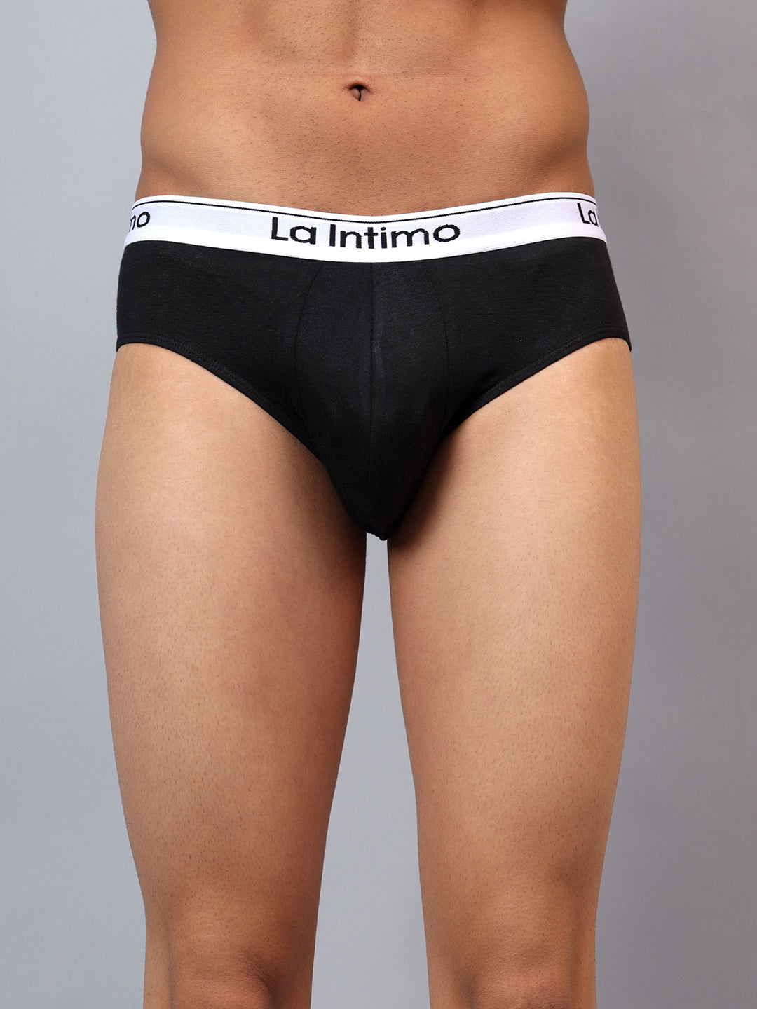 Luxury men's briefs by La Intimo in single pack, designed for comfort and style.