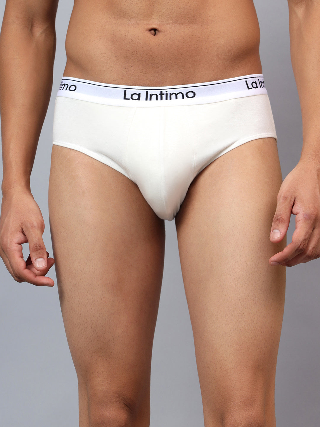 Luxury men's briefs by La Intimo in single pack, designed for comfort and style.