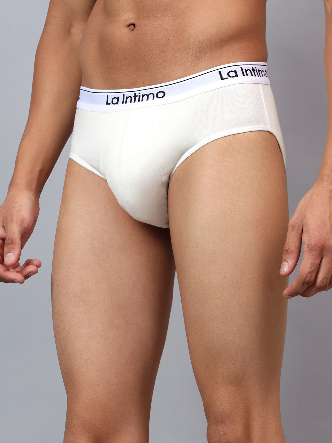 Luxury men's briefs by La Intimo in single pack, designed for comfort and style.