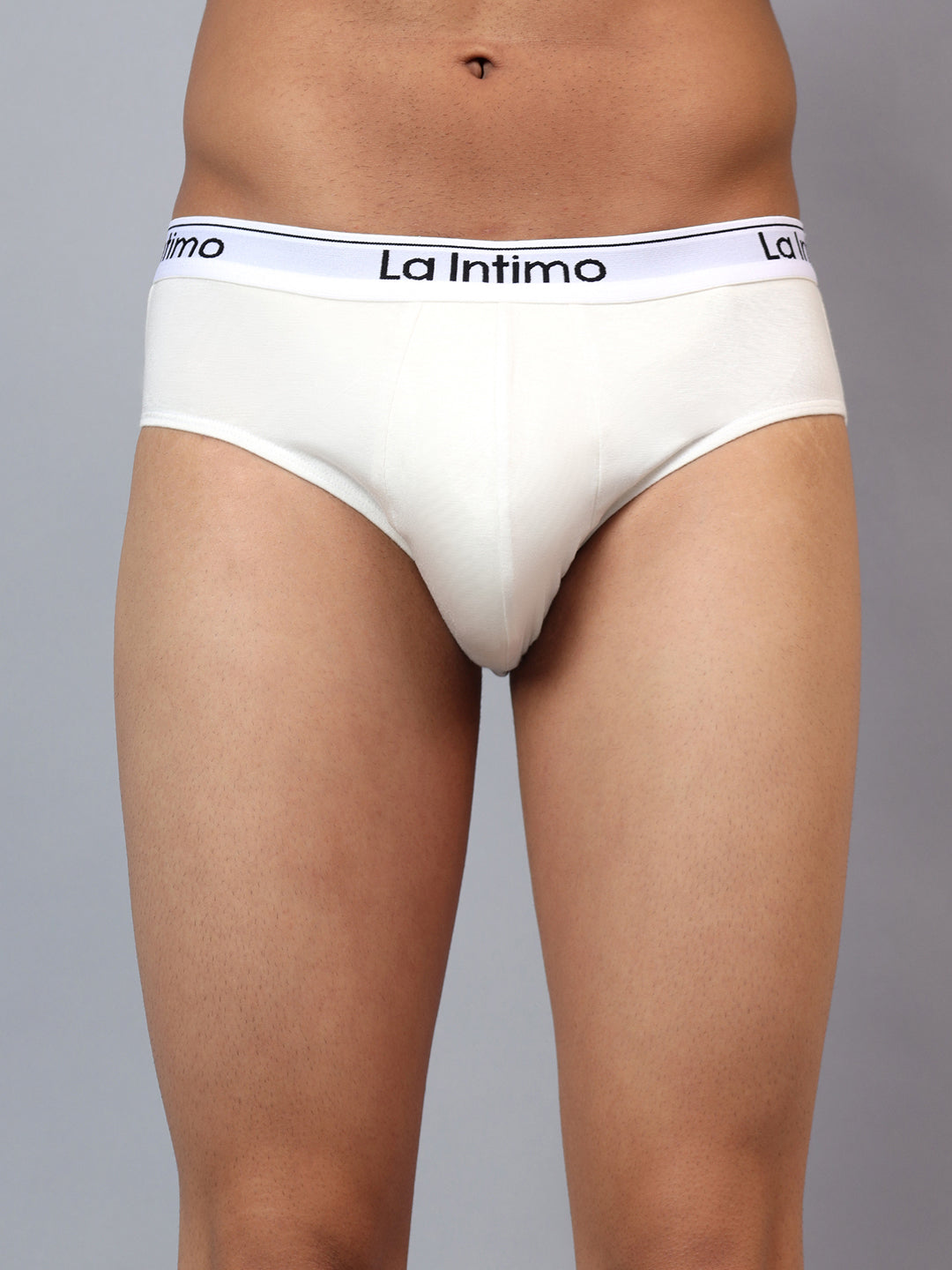 Luxury men's briefs by La Intimo in single pack, designed for comfort and style.