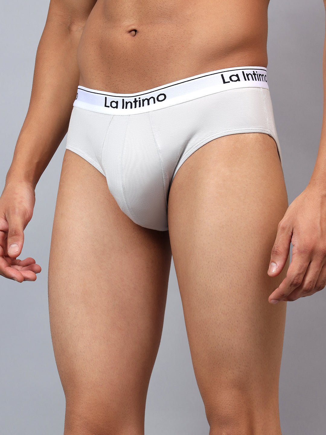 Luxury men's briefs by La Intimo in single pack, designed for comfort and style.