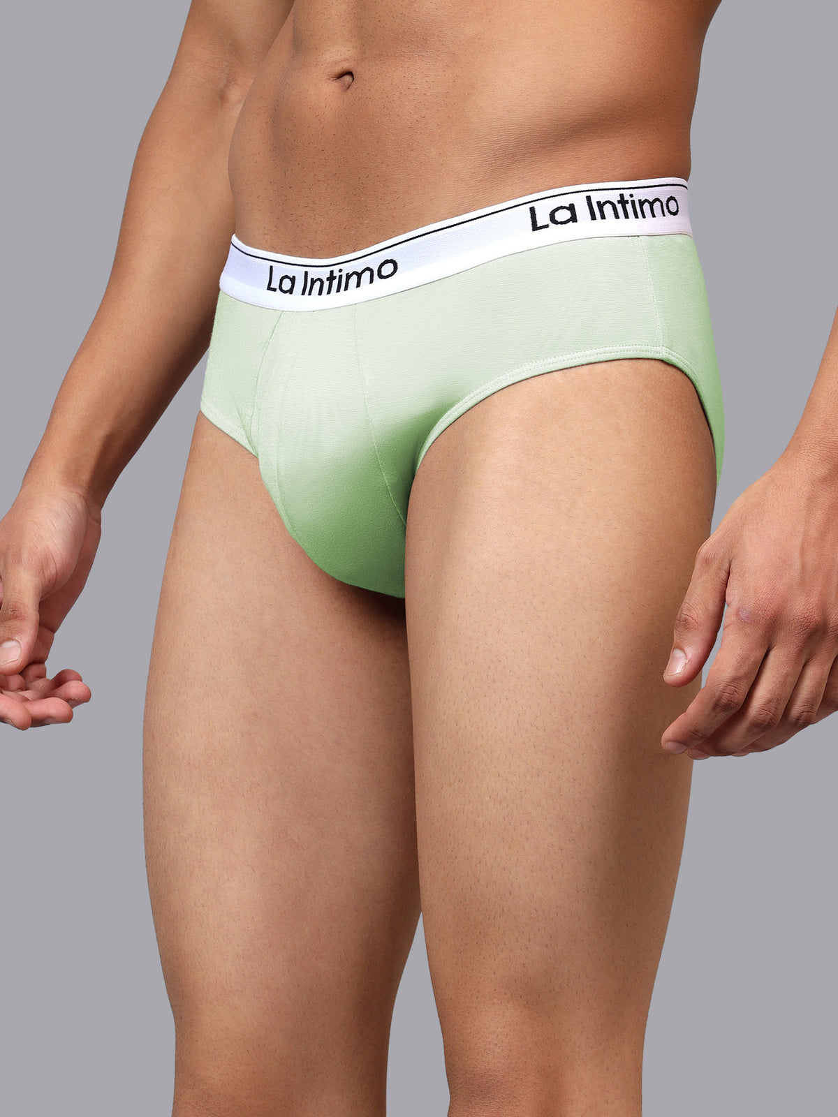 Luxury men's briefs by La Intimo in single pack, designed for comfort and style.