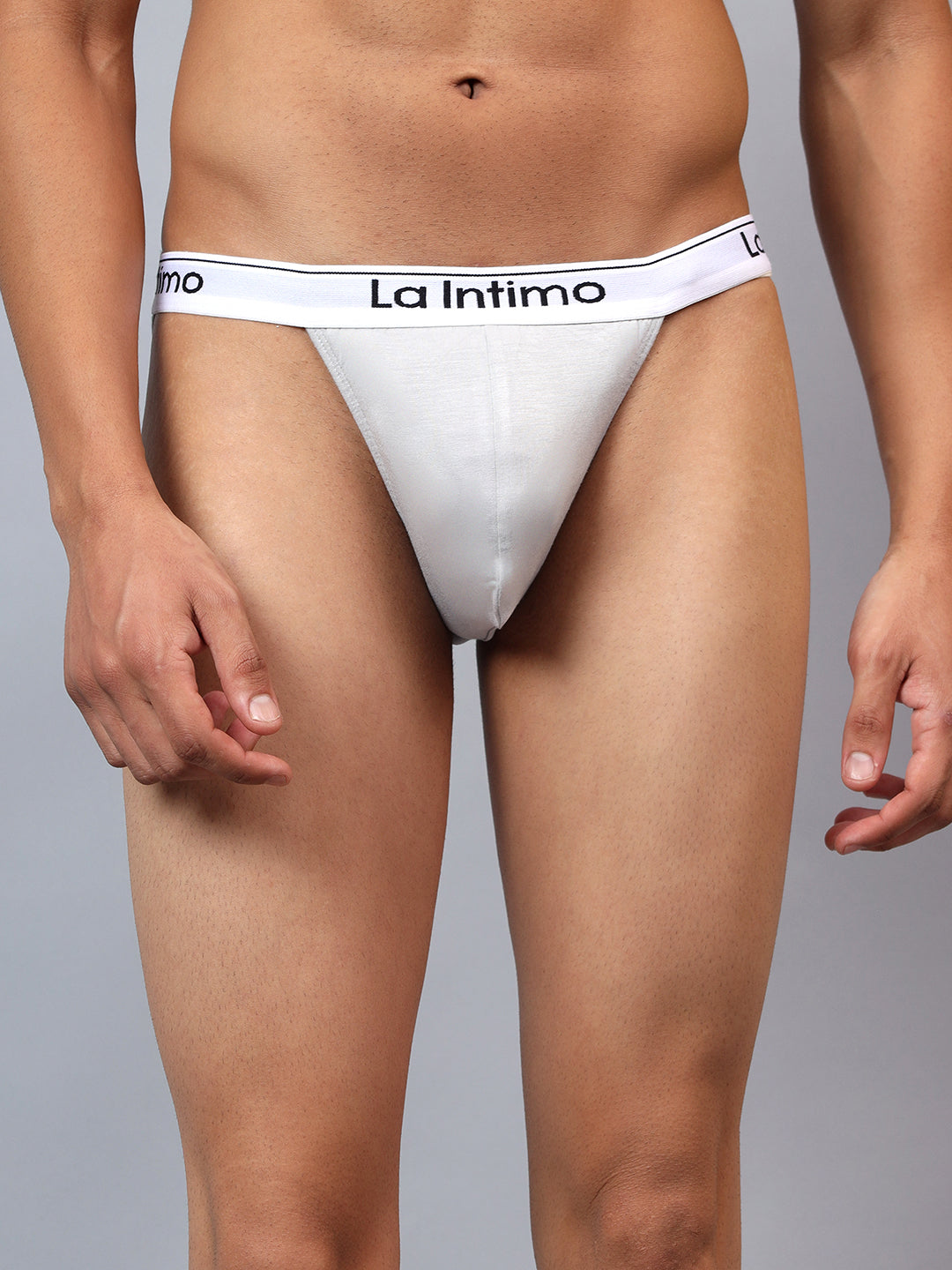 La Intimo men's luxury briefs, available in single packs for a smooth, comfortable fit and stylish design.