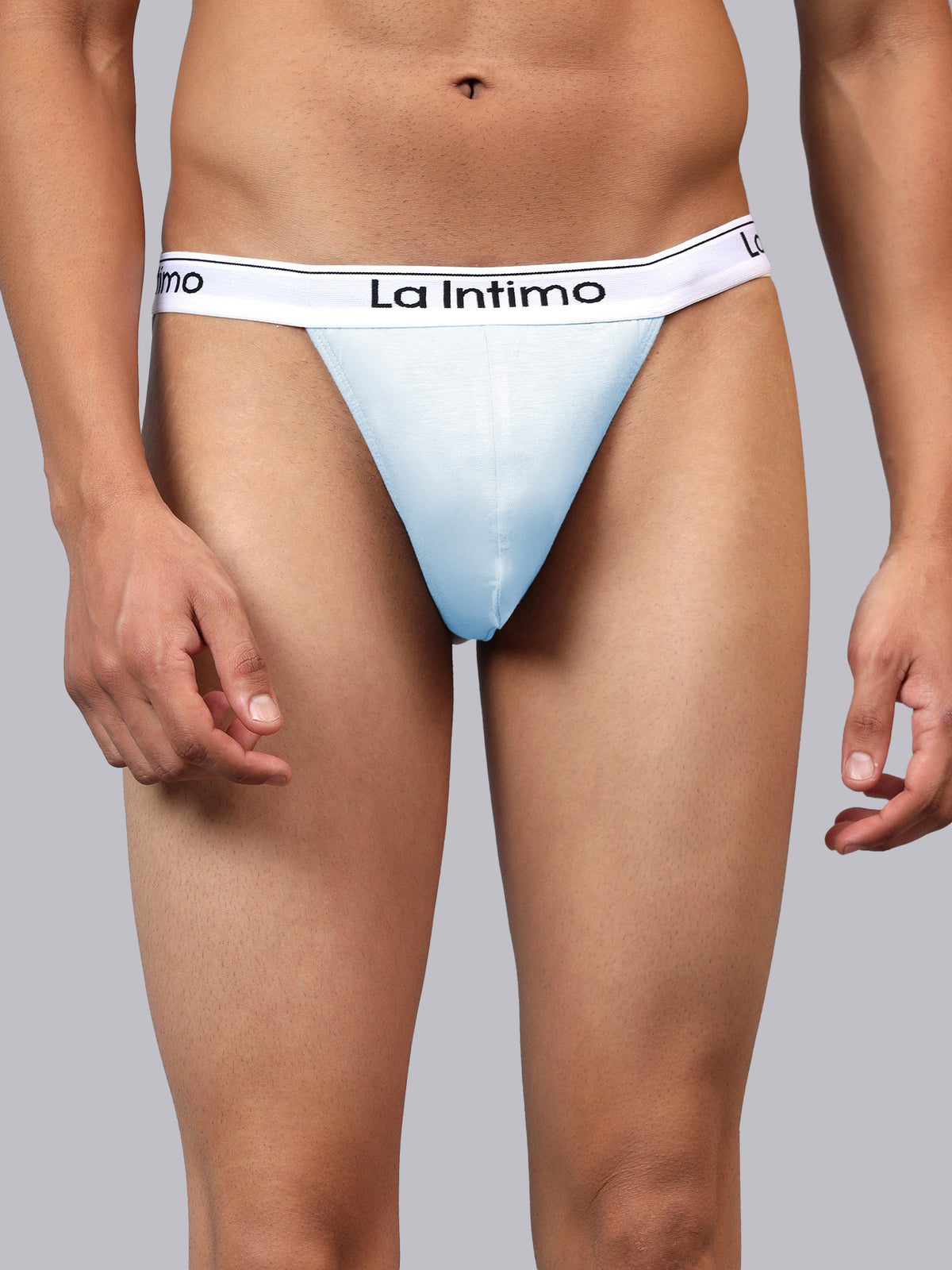 La Intimo men's luxury briefs, available in single packs for a smooth, comfortable fit and stylish design.