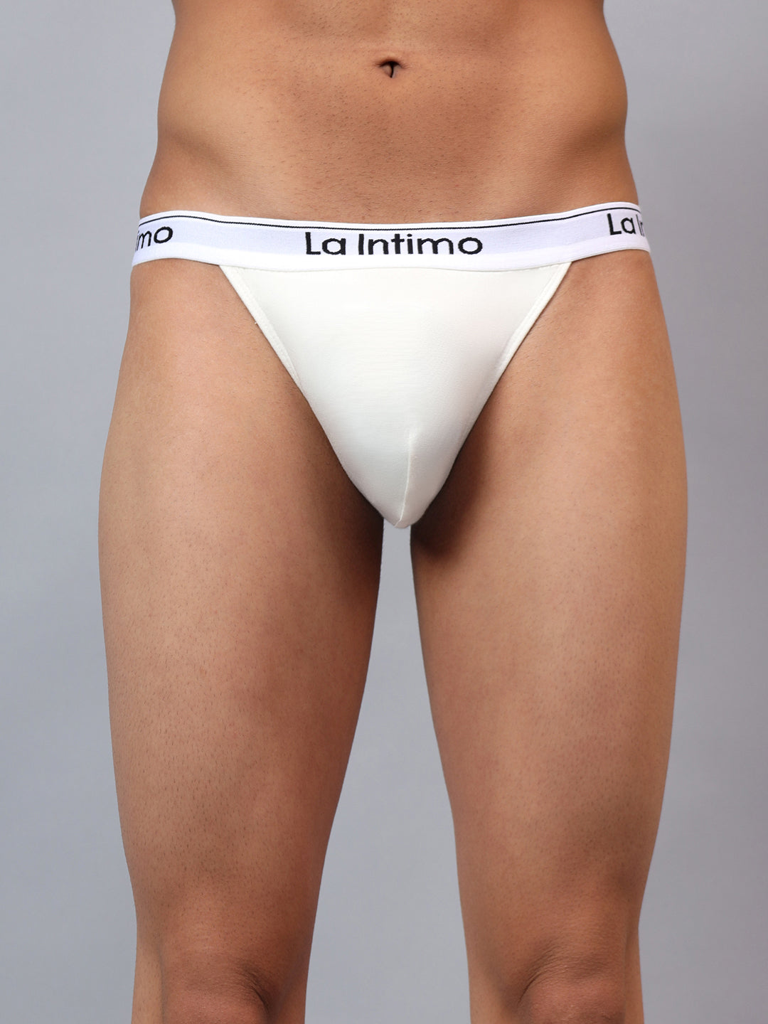 La Intimo men's luxury thongs and underwear, available in single packs for comfort and style.