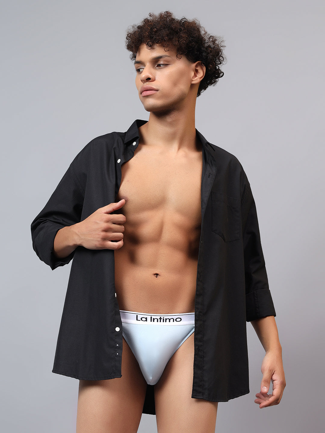 La Intimo men's luxury thongs and underwear, available in single packs for comfort and style.