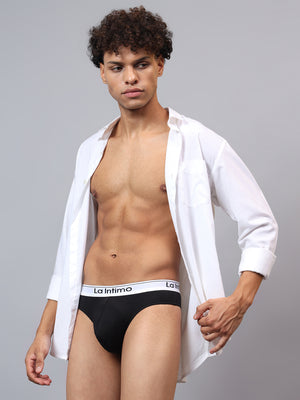 Luxury men's thongs from La Intimo in a single pack, offering comfort, style, and a perfect fit.