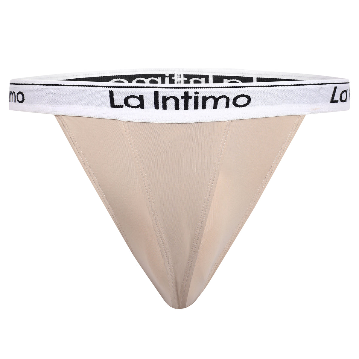 Luxury men's thongs from La Intimo in a single pack, offering comfort, style, and a perfect fit.