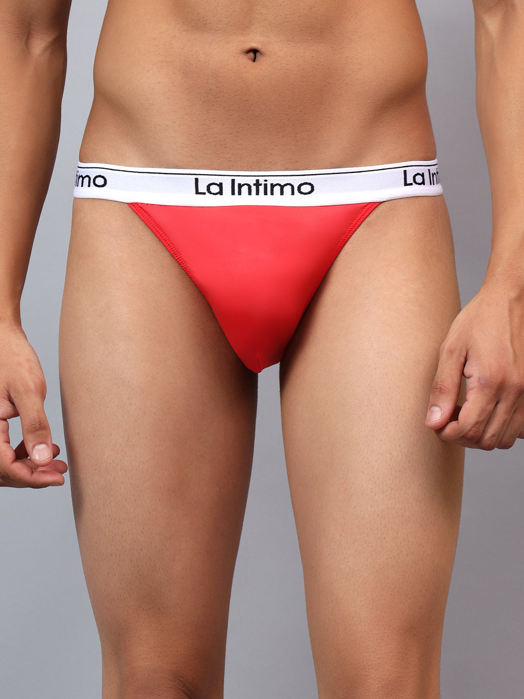 Luxury men's thongs from La Intimo in a single pack, offering comfort, style, and a perfect fit.