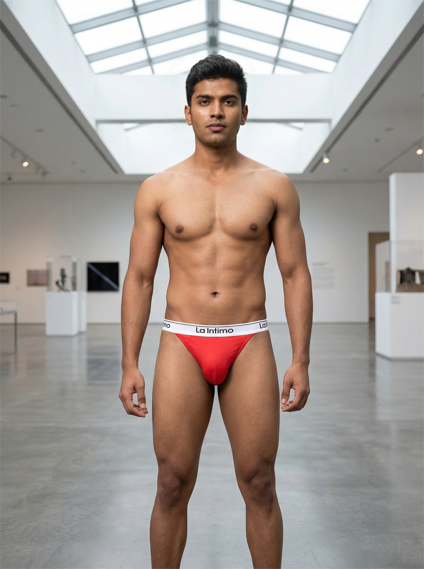 Nylon Spandex Thong - Bare Feel