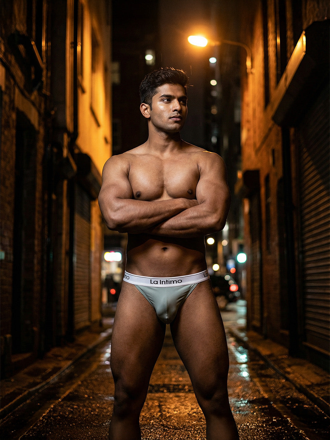 Nylon Spandex Thong - Bare Feel