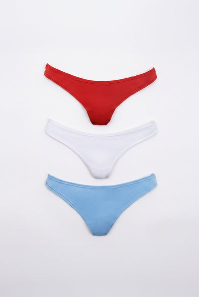 Women Thongs MultiPack - Pack of 3