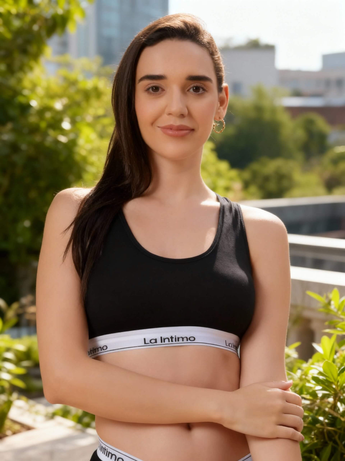 Slip Ease Padded Racerback Bra