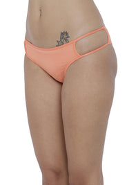 BASIICS Female Peach Erótico Exotic Bikini Panty