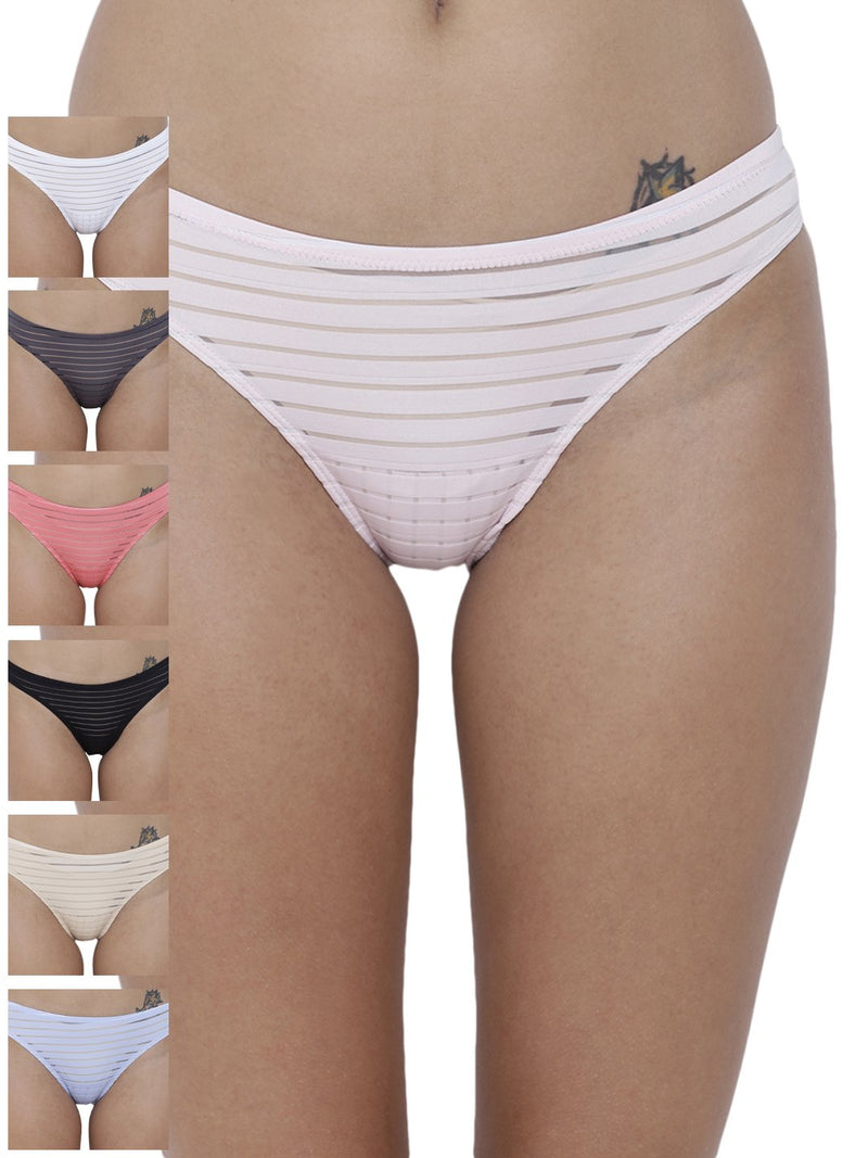 Travieso Naughty Briefs Panty (Combo Pack of 7)